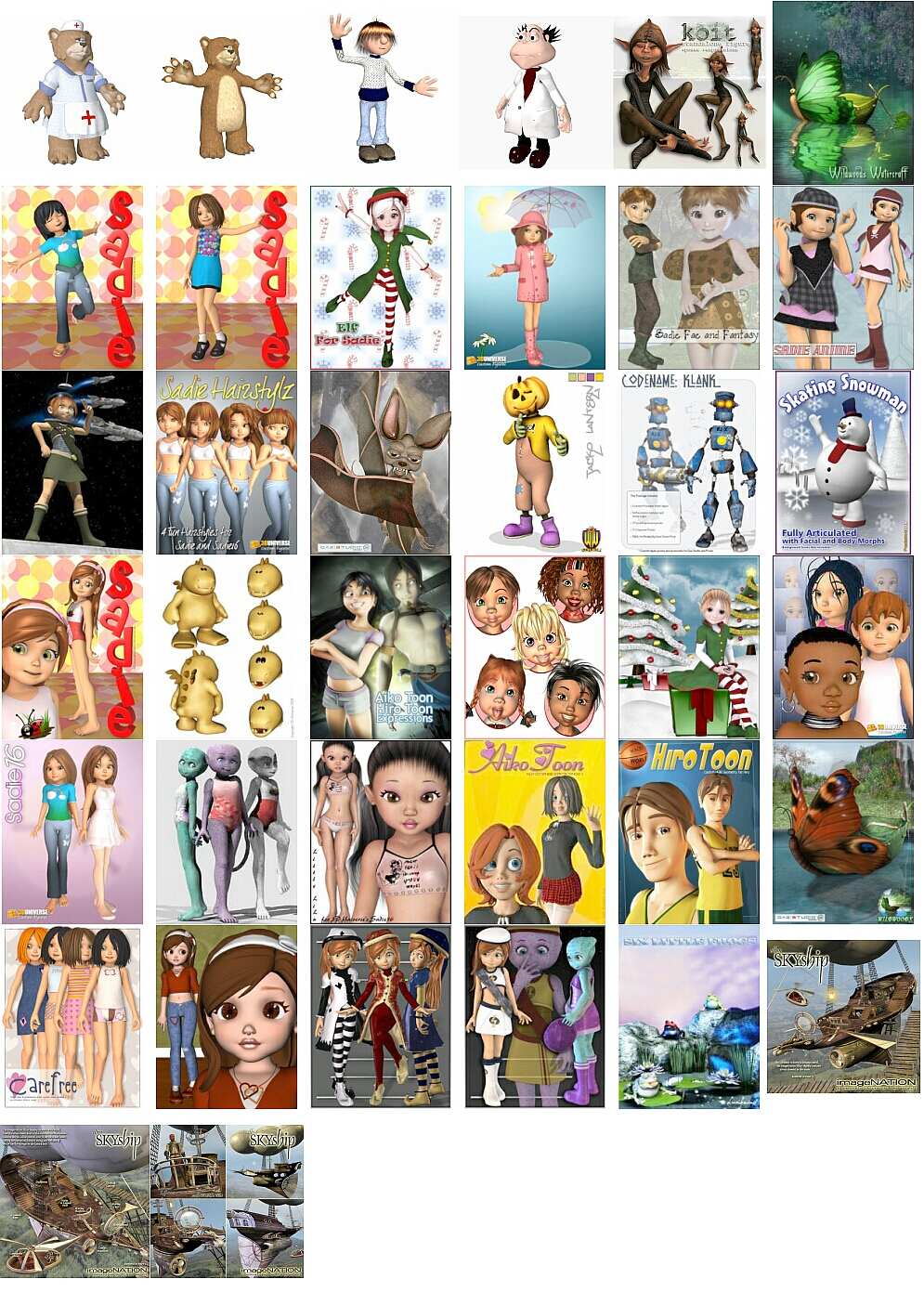 DAZ3D Toons